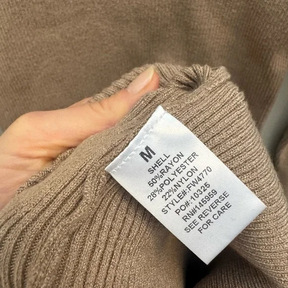 Vici Essential Mock Neck Knit Midi Dress - Picture 8 of 9